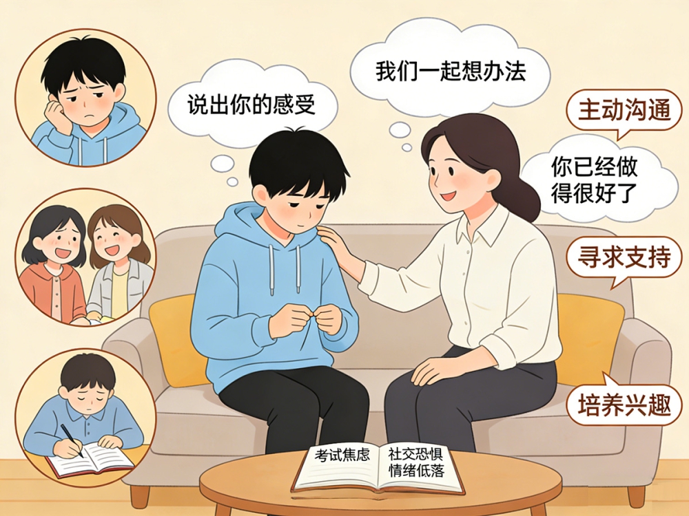青少年心理健康常见问题与对策